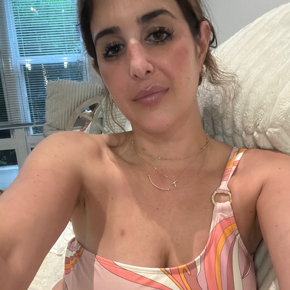 Pink and Orange Striped Dress